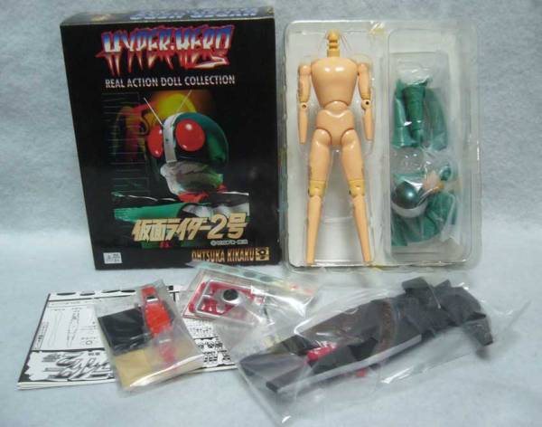 仮面ライダー2號/涂裝済未組立/関節(jié)フル可動/オオツカ企畫★新品