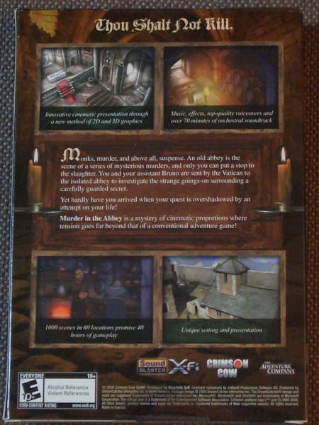 Murder in the Abbey (The Adventure Co.) PC CD-ROM