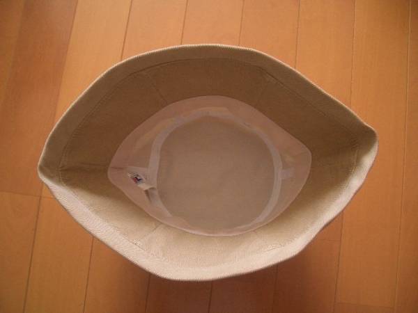 ＦＩＬＡ★帽子★57.5cm★ベージュ★綿100％【USED】_画像2