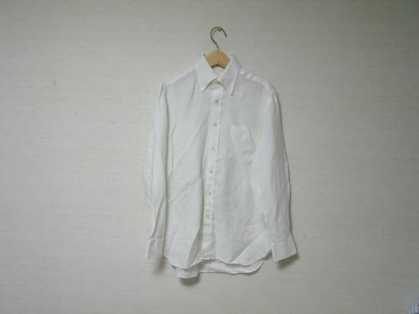 MADE IN ITALY Age SHIRT WHITE Италия производства рубашка хлопок лен 