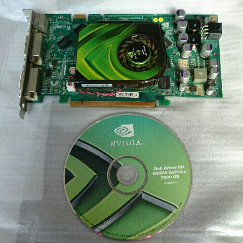 NVIDIA　GeForce 7900 GS　Dell Driver CD付　グラフィックボード　ビデオカード　GPU　PCI Express　エヌビディア_画像1