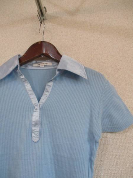 MKKLEIN light blue short sleeves cut and sewn shirt (USED)41116②