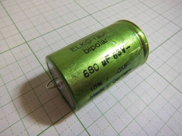 オーディンキャップ 　BC-680μF/63V（1個(gè)） 無極性電解コンデンサー