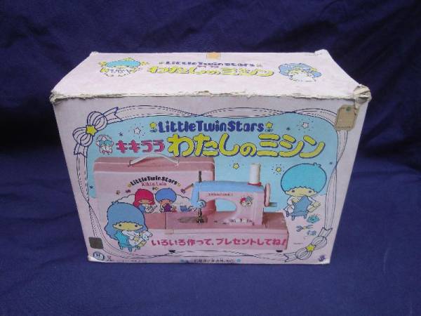 * Sanrio 1976*LittleTwinStarski Kirara * хлопчатник .. швейная машина *