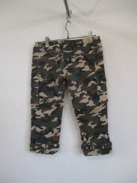 KARENJEANS khaki series military pattern pants (USED)40516