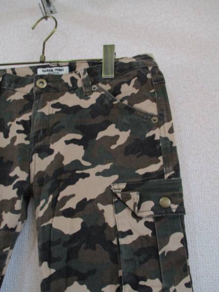KARENJEANS khaki series military pattern pants (USED)40516