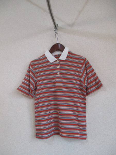  multi border polo-shirt with short sleeves (USED)41116②