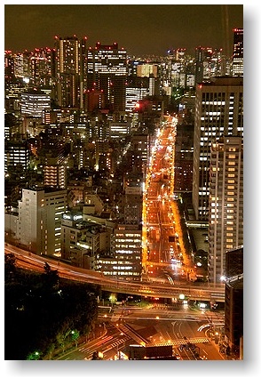 オリジナルフォトポストカード 2008/6/1 東京タワーからの夜景_1_はがき印刷面 ※ これは データ画像 です。