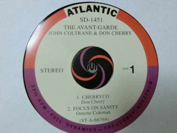 A/LP/180g■John Coltrane & Don Cherry/The Avant～_画像3