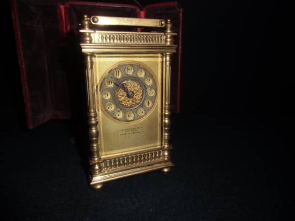 :即決【古都京都】「枕時計R72」フランス製、 まくら時計〝時〟_画像2