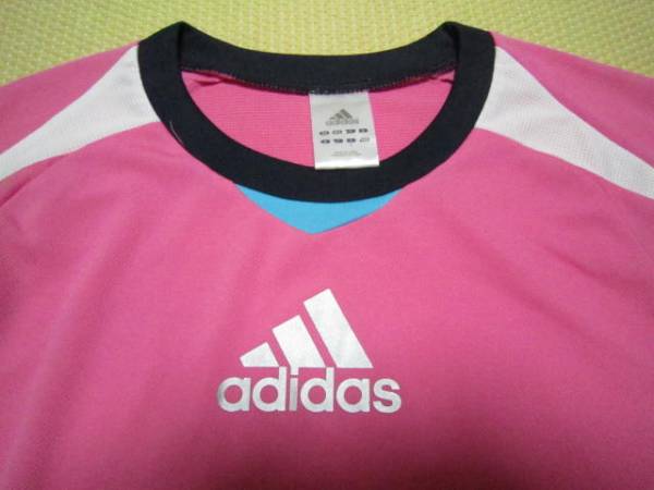 N93良品★adidas（アディダス）★CLIMACOOLスポーツTシャツsizeS_画像2