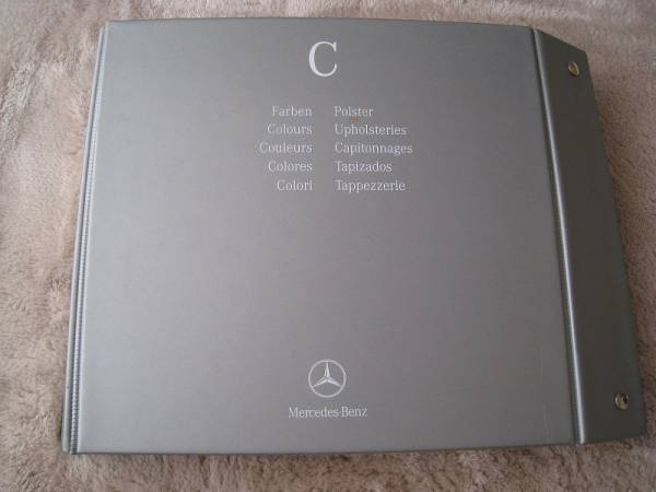 * Германия распродажа manual C Class цвет * салон ткань образец Z2724
