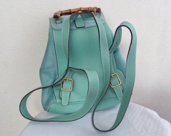 GUCCI グッチ バンブー バッグ リュック スエード