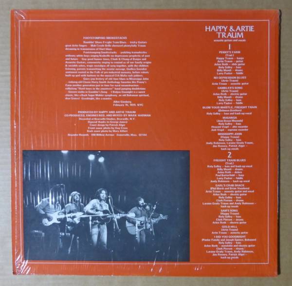 HAPPY & ARTIE TRAUM [HARD TIMES IN THE COUNTRY] рис ROUNDER shrink прекрасный товар 
