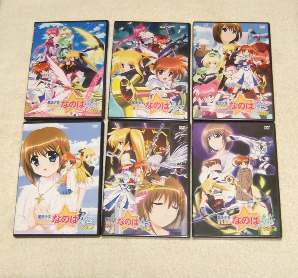 ５本新品 ■ 魔法少女リリカルなのはA's 全6巻 ■ DVD