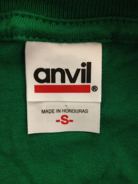 [即決古着]anvil/アンビル/Tシャツ/半袖/無地/緑/グリーン/Sサイズ_画像3