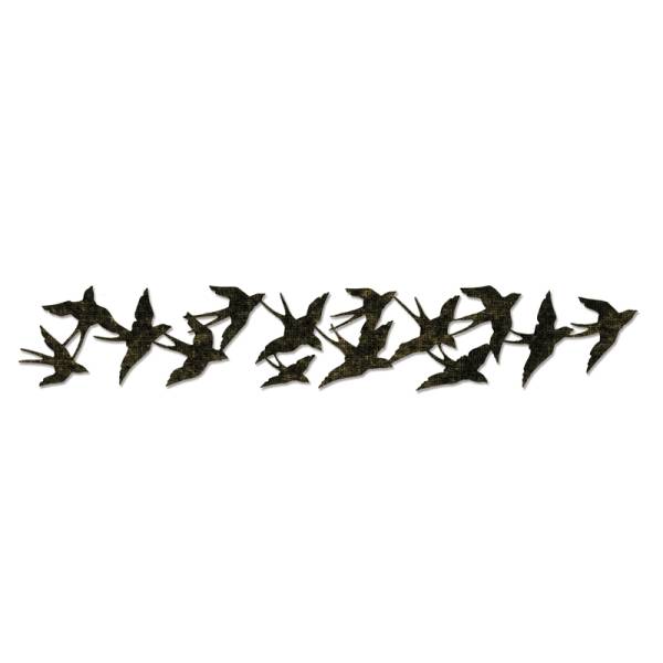 □ティムホルツ　ダイ シジックス　Flighit bird バード 鳥 アルバム　飾り　ラッピング　カード　スクラップブッキング_画像1