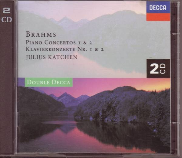 ブラームス ピアノ協奏曲第1番 第2番 2CD カッチェン モントゥー_画像1