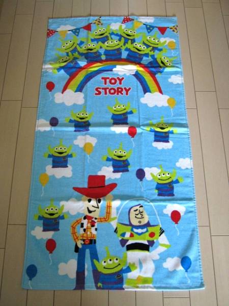 1.[ new goods ] Toy Story * Alien / Kids bath towel 