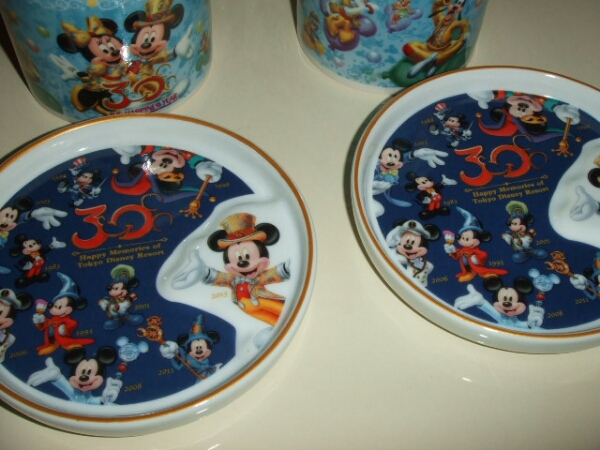 TDR30周年限定☆スーベニアカップ☆プレート☆セット☆新品