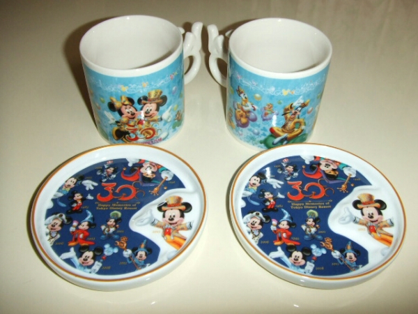 TDR30周年限定☆スーベニアカップ☆プレート☆セット☆新品