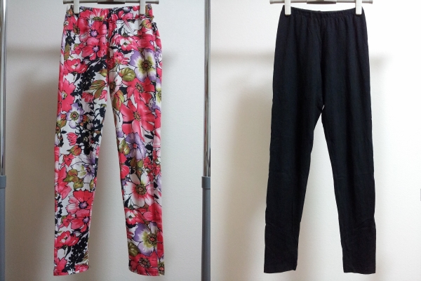  superior article used!! * lady's leggings spats 4 pieces set thin thick size M~L * 4 point together cheap affordable goods!!