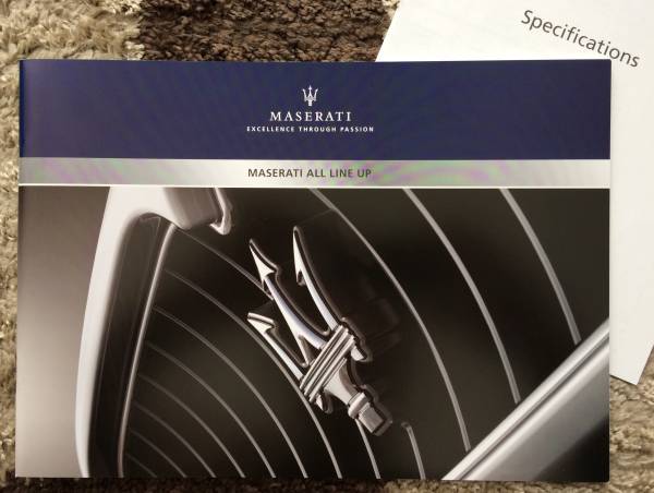  Maserati Glantz lizmo catalog including carriage 