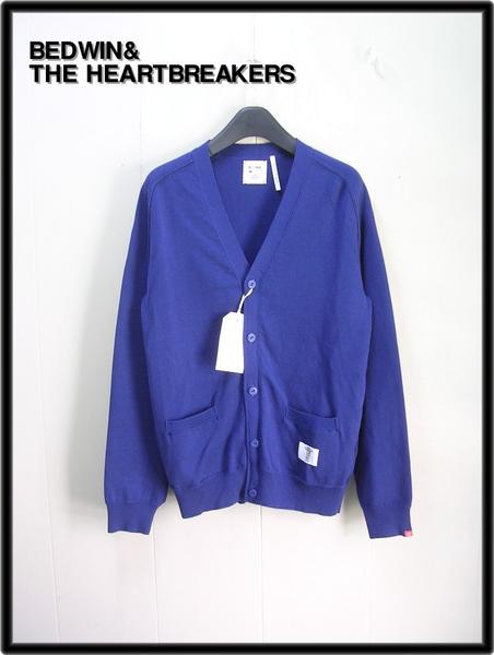 1 新品 ￥25,200【BEDWIN & THE HEARTBREAKERS L/S KNIT CARDIGAN "ALLEN" ベドウィン ニット カーディガン 13SS3072】_画像1