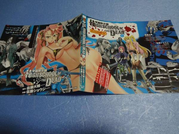 ヤフオク ブックカバー 学園黙示録highschool Of The Dead