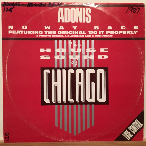 ○Adonis/No Way Back○CHICAGOACID HOUSE名作！_画像1