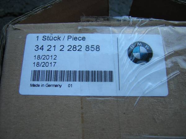 BMW E46 M3 CSL 純正部品 リヤ ブレーキキャリパー 左右セット E85 E86 Z4M 3.2 ロードスター クーペ 34212282857 34212282858 34212282198_右側