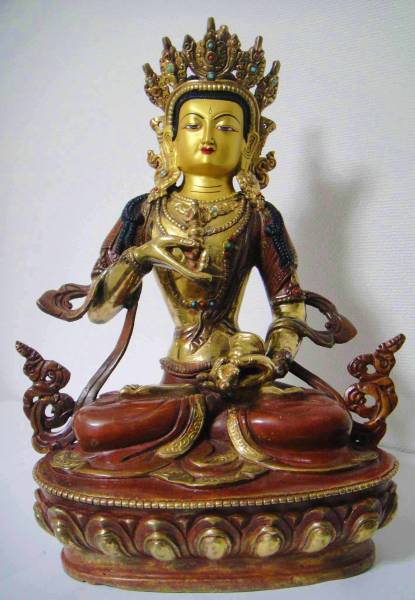 即決◆ヴァジュラサットヴァ（金剛さった）像◆仏教　チベット_画像1