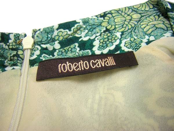 roberto cavalli　ロベルトカヴァリ　イタリア製　花柄ワンピース　ドレス_画像3