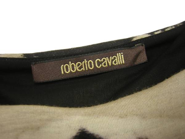 美品　roberto cavalli　ロベルトカヴァリ　イタリア製　ジャージーワンピース　ドレス