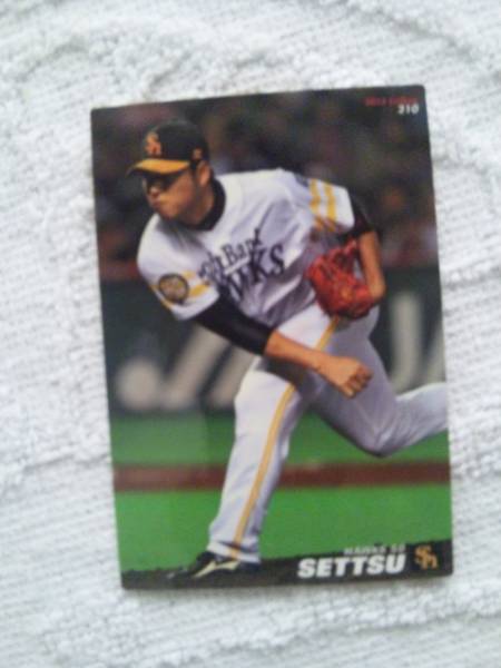  Calbee Professional Baseball chip s2013 третий .210 Settsu правильный 