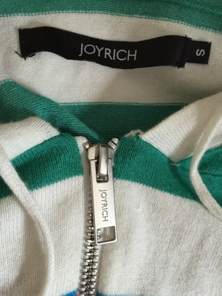ジョイリッチJOYRICH クレイジーボーダーパーカー