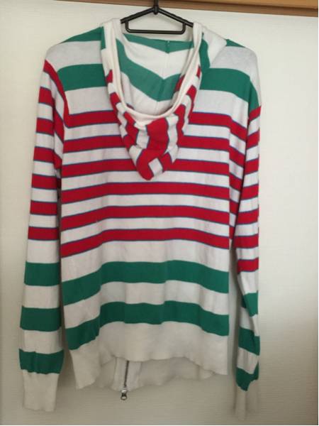 ジョイリッチJOYRICH クレイジーボーダーパーカー