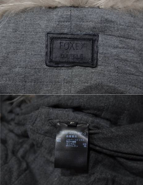 定価約47萬 FOXEY フォックスファー ノースリーブ コート