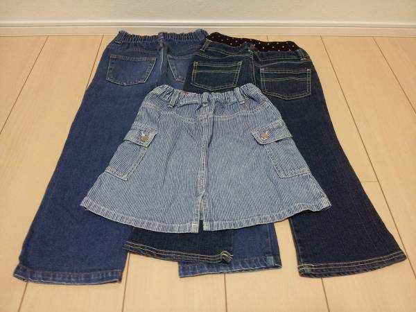 良品中古!!★子ども服 女の子向け 女子向け子供服 スカート ズボン ワンピースなど まとめて5點(diǎn)セット★サイズ110 まとめ売り★eaB 1點(diǎn)含む