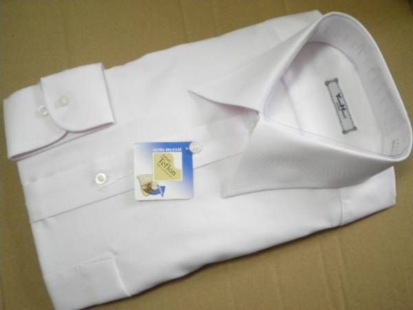 YUKIKO HANAI ユキコハナイ*サイズ 38-80*綿100%/高級Yシャツ 形態安定加工_画像2