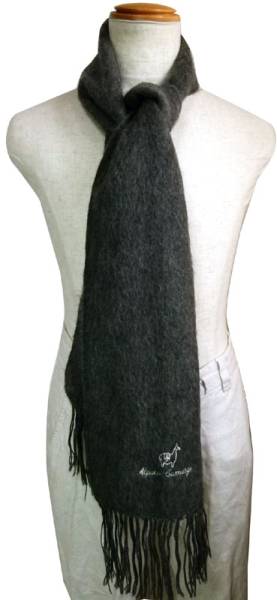 ペルー製Alpaca camargoアルパカマフラー3c-6-023