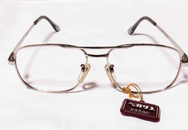 人気の 昭和の面影/国産レトロメタルペガサス眼鏡フレームビンテージ銀