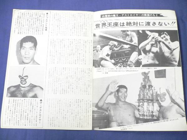 110 все Япония Professional Wrestling брошюра 73 год BP*S/ The te -тактный ro year / butcher 