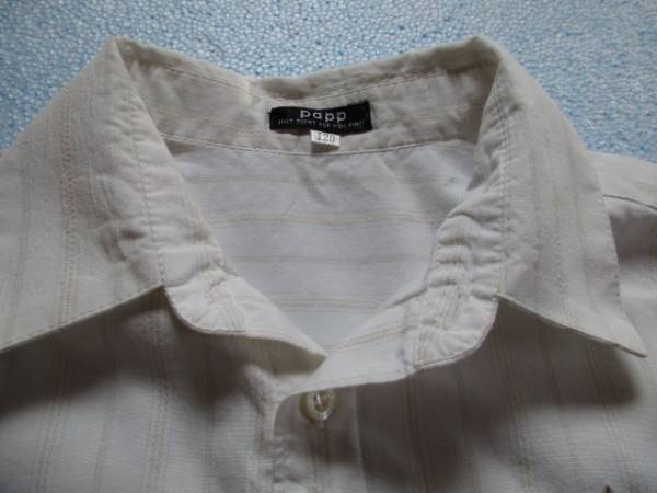 ＰＡＰＰ　パプ　長(zhǎng)袖シャツ　ストライプ柄?。保玻? bimg=