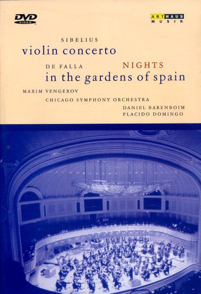 ★DVD シベリウス　ヴァイオリン協奏曲　スペインの庭の夜_画像1