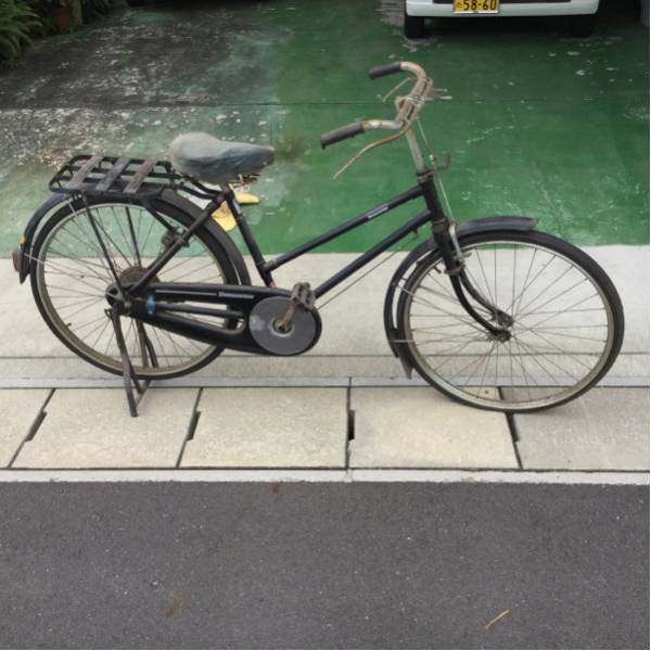 魚屋・寿司屋・八百屋等が使っていたごついブリヂストン自転車