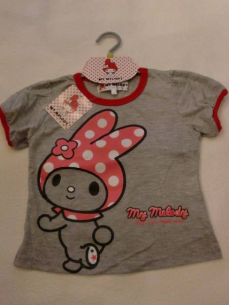  child clothes pyjamas Sanrio My Melody woman . short sleeves my mero pyjamas top and bottom set service goods (. gray )