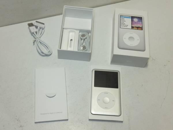 Apple iPod classic 160GB MC293J/A美品 付属品完備 No.1 送料無料_画像1