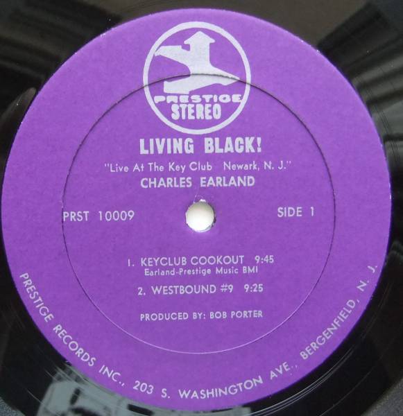 ◆ CHARLES EARLAND / Living Black! ◆ Prestige PR-10009 (purple) ◆ T_画像3