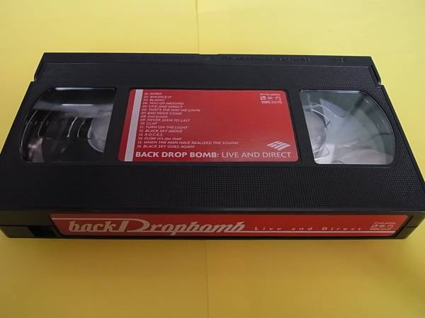 BACK DROP BOMB / Live and Direct VHS バックドロッブボム Hi-STANDARD AIRJAM BRAHMAN ハイスタ ブラフ_画像3